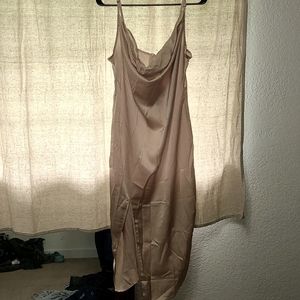 Champagne dress, size 14